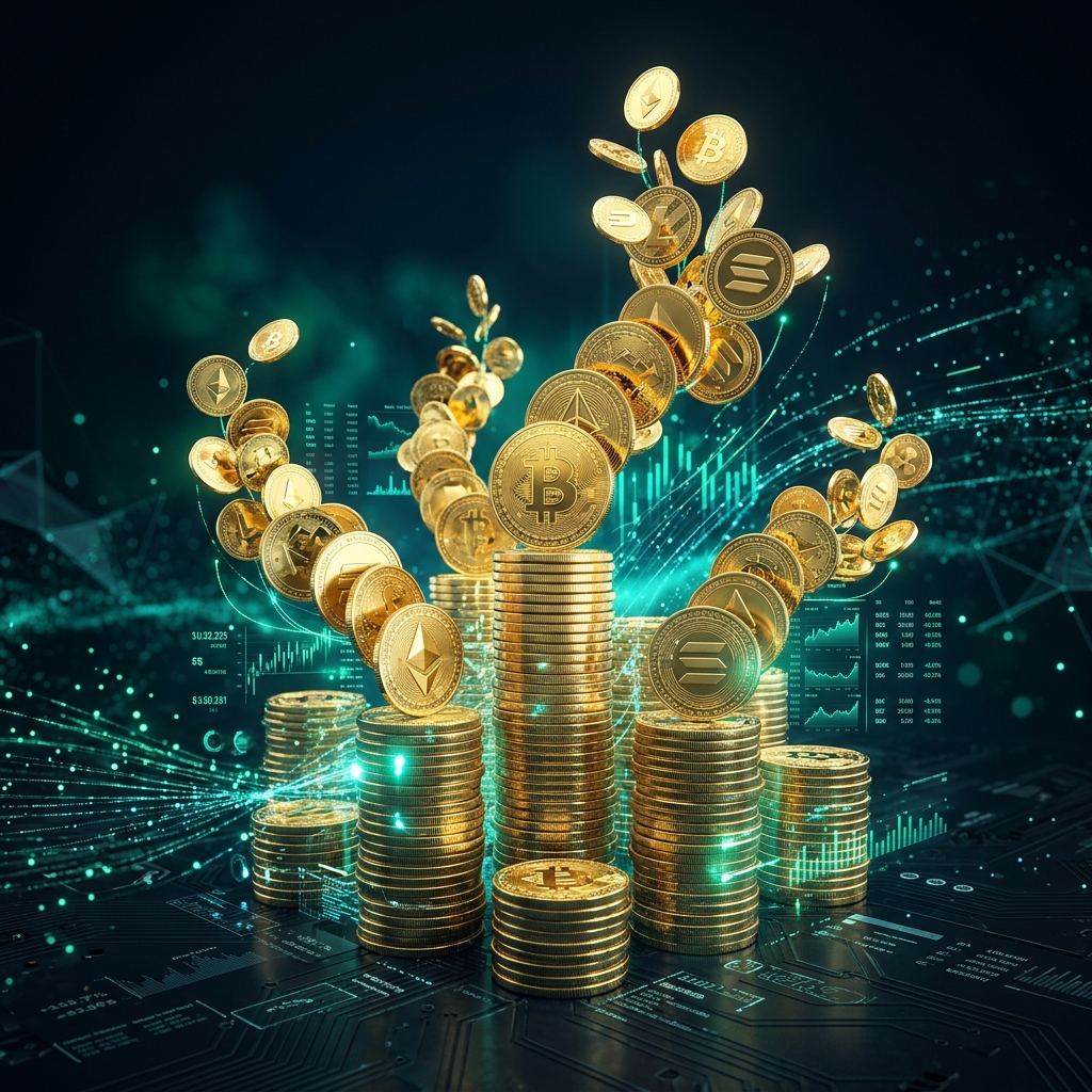 Growing 3D Coins